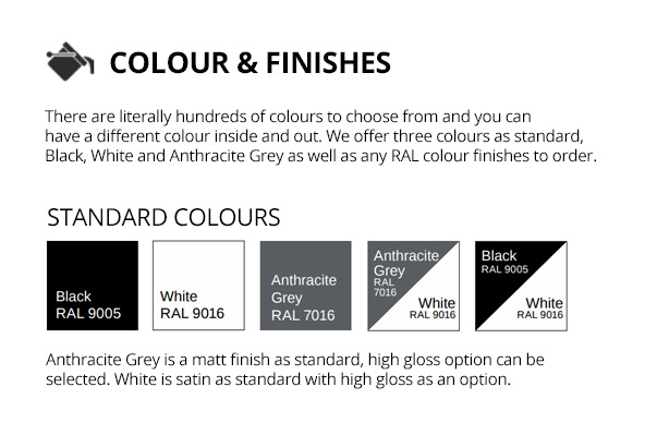 colour and finishes